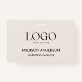 Badge Custom Corporate Business Logo Modern ID (Devant)