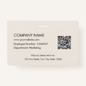 Badge Custom Corporate Business Logo Modern ID (Dos)