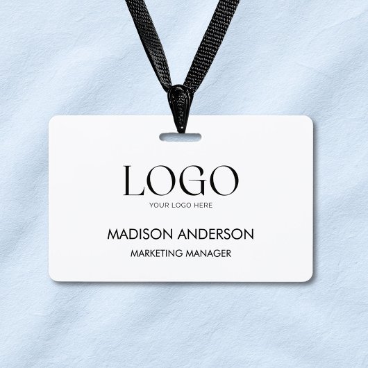 Badge Custom Corporate Business Logo Modern ID