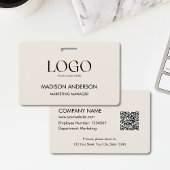 Badge Custom Corporate Business Logo Modern ID