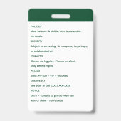 Badge Custom Create Your Own Golf Tournament (Arrière)