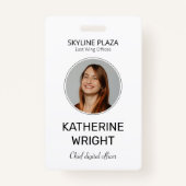 Badge Custom Employee Photo ID Name (Devant)