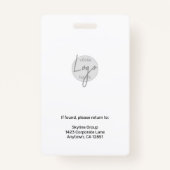 Badge Custom Employee Photo ID Name (Dos)