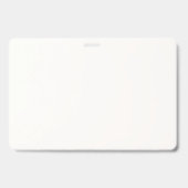 Badge Custom Floral Business  (Arrière)