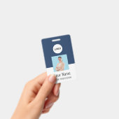 Badge Custom Logo ID Card | Personalized Photo & Text (Manuel / portable)