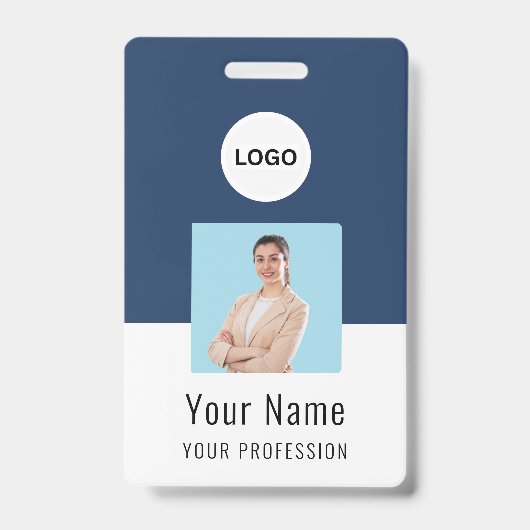 Badge Custom Logo ID Card | Personalized Photo & Text (Avant)