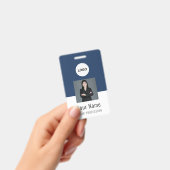 Badge Custom Logo ID Card | Personalized Photo & Text (Manuel / portable)