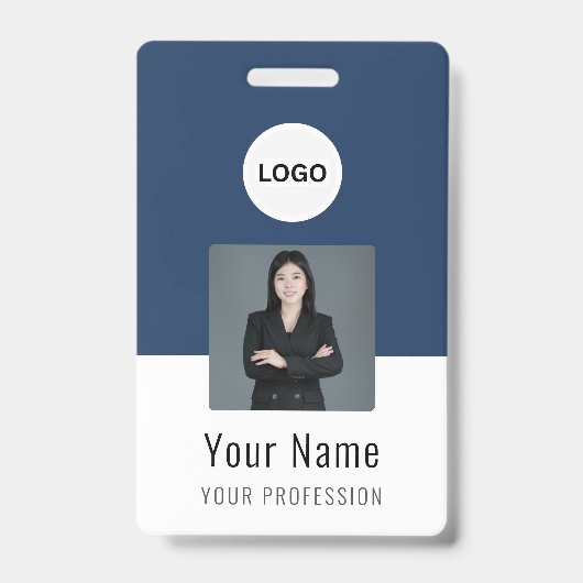 Badge Custom Logo ID Card | Personalized Photo & Text (Avant)