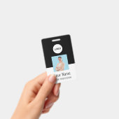 Badge Custom Logo ID Card | Personalized Photo & Text (Manuel / portable)