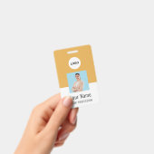 Badge Custom Logo ID Card | Personalized Photo & Text (Manuel / portable)