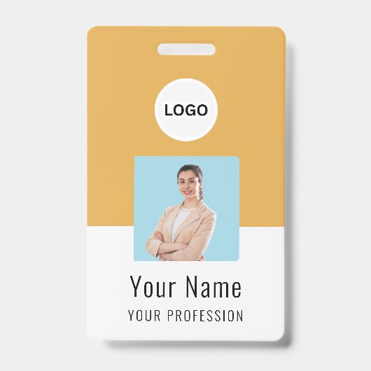Badge Custom Logo ID Card | Personalized Photo & Text (Avant)