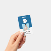Badge Custom Logo ID Card | Personalized Photo & Text (Manuel / portable)