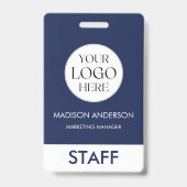 Badge Custom Name Corporate Business Logo Employee (Avant)
