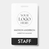 Badge Custom Name Corporate Business Logo Employee (Avant)