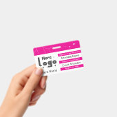 Badge Custom Networking Event QR Code (Manuel / portable)