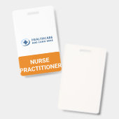 Badge Custom Nurse Practitioner NP Recognition Companion (Front & Back)