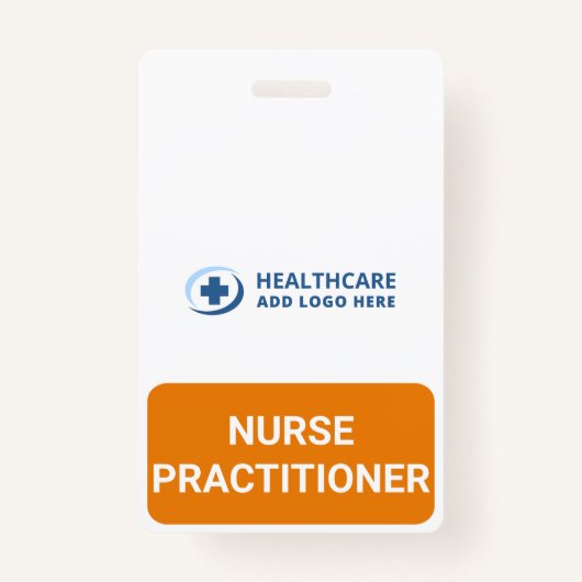 Badge Custom Nurse Practitioner NP Recognition Companion (Devant)