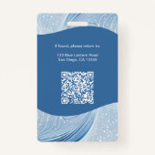 Badge Customer Employee Photo, Qr Code, Logo, Name  (Dos)