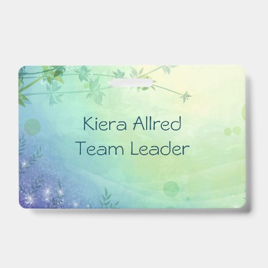 Badge Customisable dreamy natural landscape (Avant)