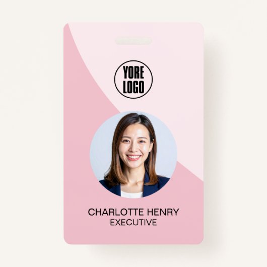 Badge Customizable Business ID Card | Minimal Employee  (Devant)