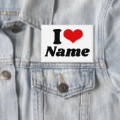 Badge Customizable Valentines Day I love Heart Custom (Insitu)
