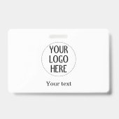 Badge Customize Your Black White company logo and text (Avant)