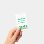 Badge Cute Books School Library Hall Pass (Manuel / portable)