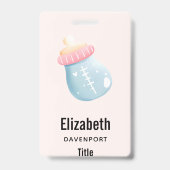 Badge Cute de Bottle (Back)