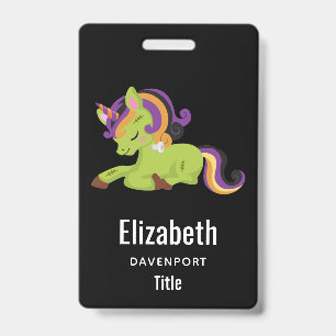 Badge Cute Frankenstein
