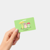 Badge Cute kawaii champignon champignon toadstool (Manuel / portable)