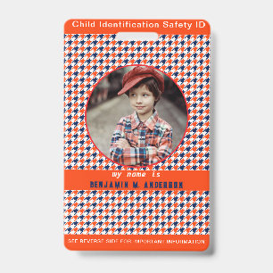 Badge Cute Kid's baseball Colorful Custom Photo Enfant I