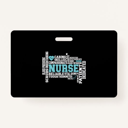Badge Cute Nurse RN LVN Nursing School Medical (Devant)