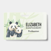 Cute Panda Ours Cuddin Aquarelle