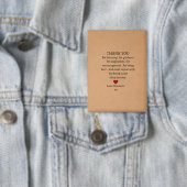 Badge cute personalized thank you love (Insitu)