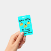 Badge Cute personnalisable Hall Pass Bumble Bee Team Spi (Manuel / portable)