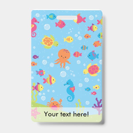 Badge Cute Underwater Scene.ai (Avant)