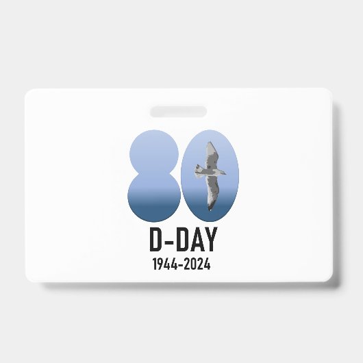 Badge D-Day 80 - 1944-2024 (Avant)