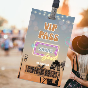 Badge d'accès illimité au festival de musique et d