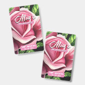 Badge d'accès VIP à la fête d'anniversaire (Avant & arrière)