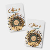 Badge d'accès VIP à la fête d'anniversaire (Avant & arrière)