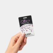 Badge d'accès VIP à la fête d'anniversaire (Manuel / portable)