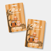 Badge d'accès VIP à la fête d'anniversaire (Avant & arrière)