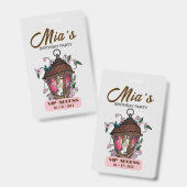 Badge d'accès VIP à la fête d'anniversaire (Avant & arrière)