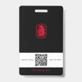 Badge d'agent secret espion (Arrière)