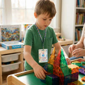 Badge d'alerte d'autisme pour autiste non verbal