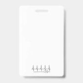 Badge d'alerte pour siège-auto bébé CHD (Arrière)