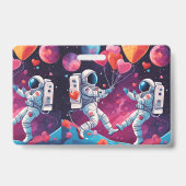 Badge d'amour dans l'espace (Arrière)