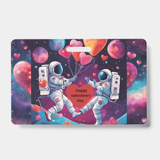 Badge d'amour dans l'espace (Avant)