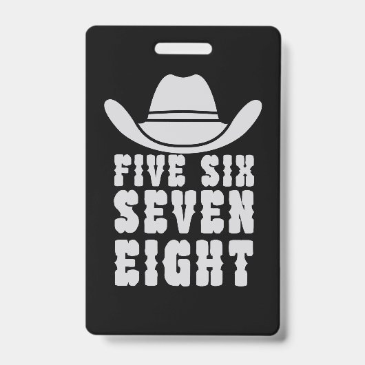 Badge Danceline Five Six Seven Eight (Avant)