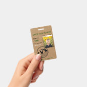 Badge d'anniversaire de garde forestier junior (Manuel / portable)